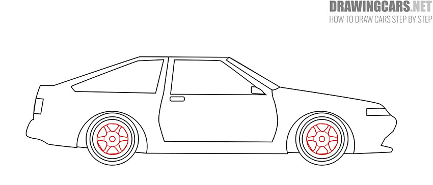 How to Draw a Coupe Car and color