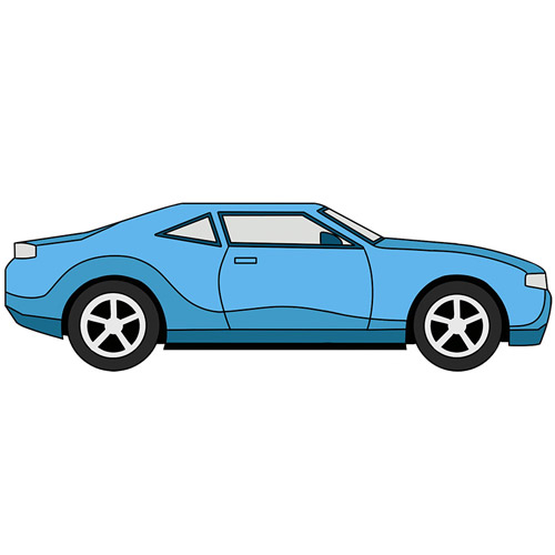 How to Draw a Chevrolet Camaro for Kids