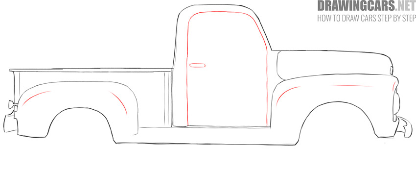 Old Truck drawing guide