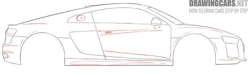 supercar drawing guide