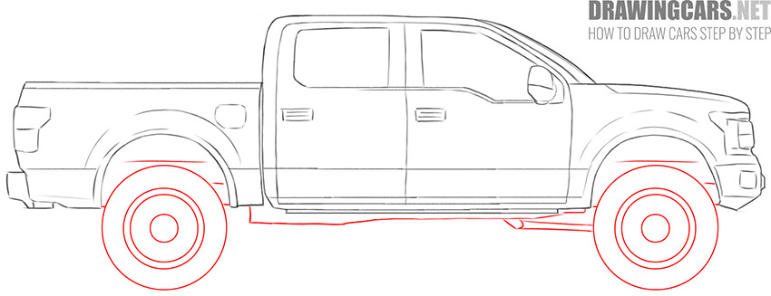 Ford Truck drawing tutorial