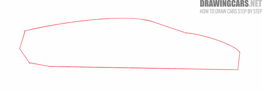 how to draw a lamborghini aventador easy1