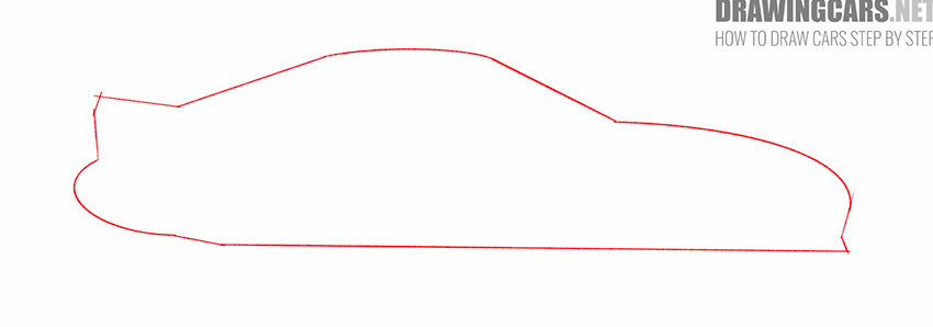 how to draw a mclaren p1 easy