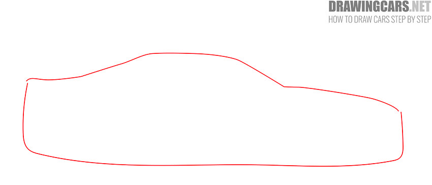 how to draw a racing car easy