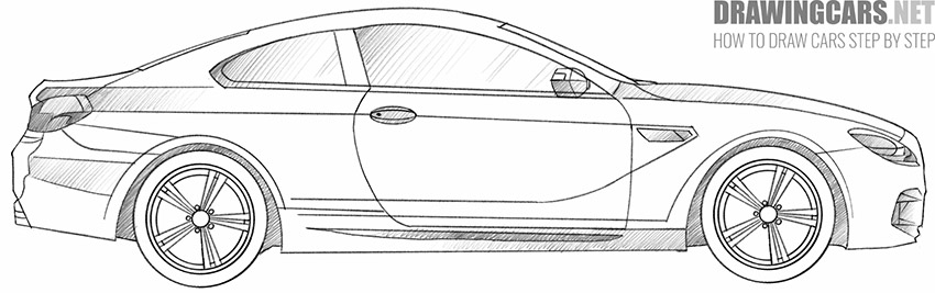 simple coupe drawing