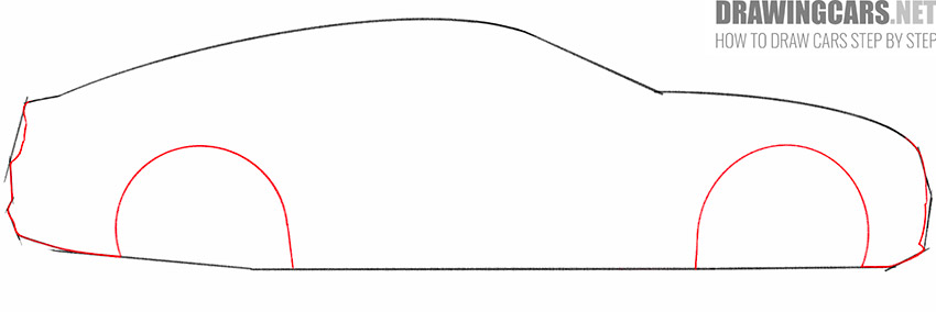 how to draw a bentley car