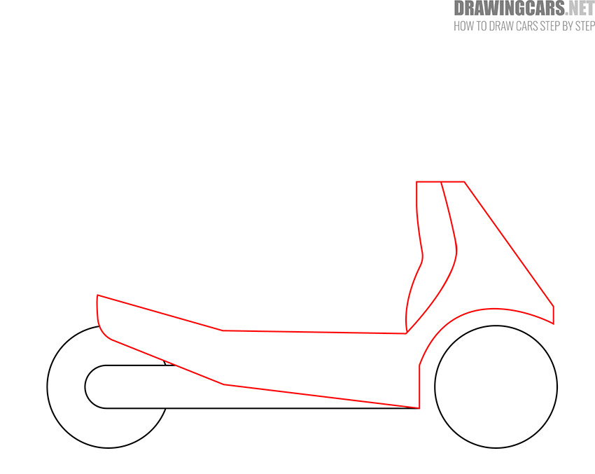 how to draw a cool motorbike