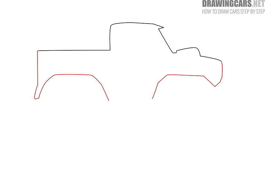 how to draw a monster truck art hub