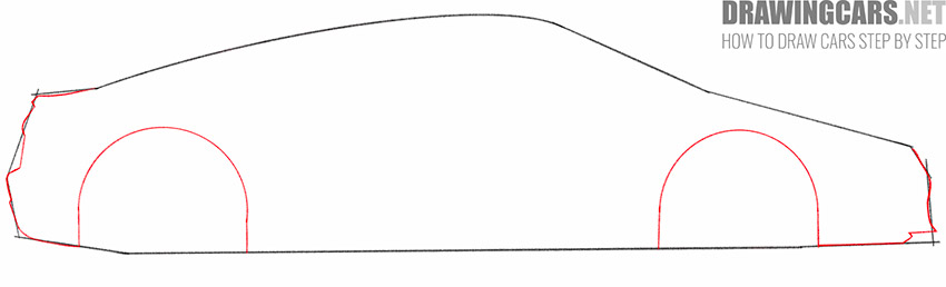 how to draw an audi r8 car