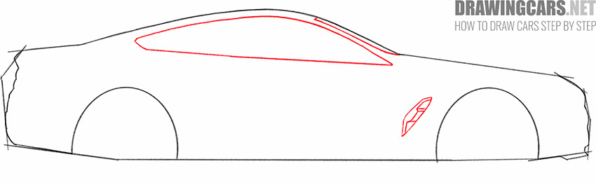 BMW 8 Series drawing tutorial