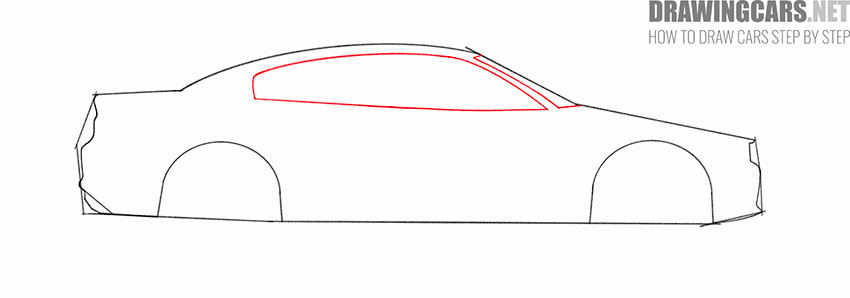 Dodge Charger drawing lesson