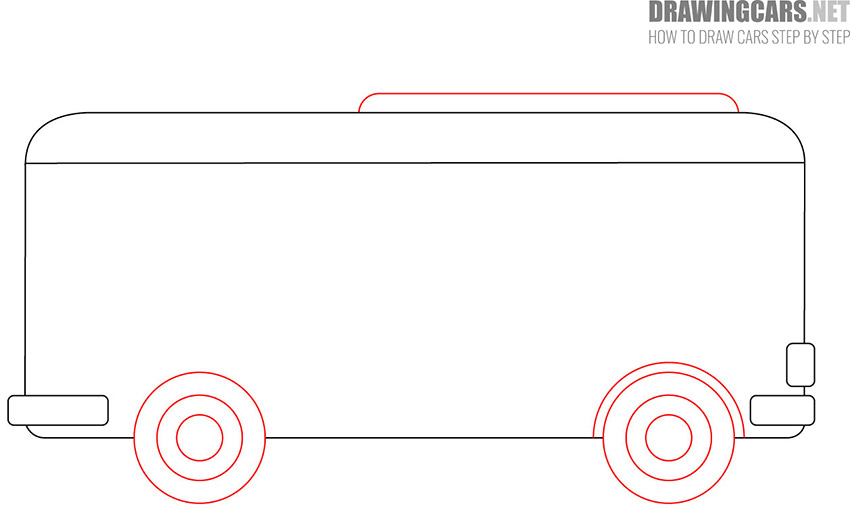 How to Draw a Tram simple