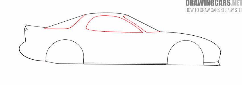 how to draw a mclaren easy