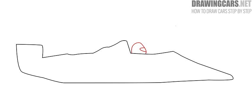 how to draw a simple formula 1 car