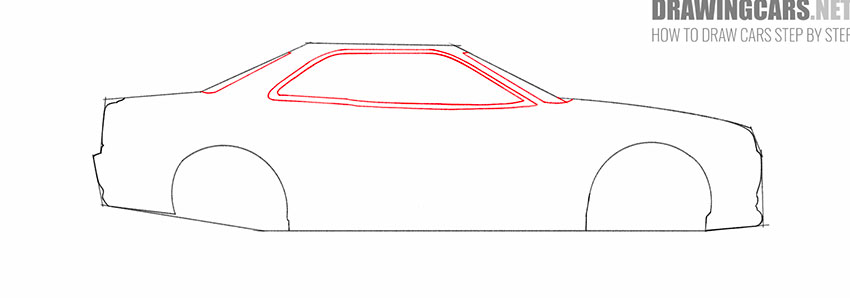 nissan skyline gt-r drawing guide
