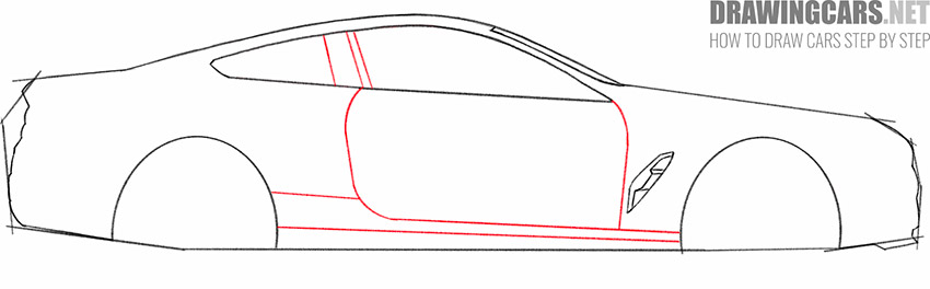 BMW 8 Series drawing guide