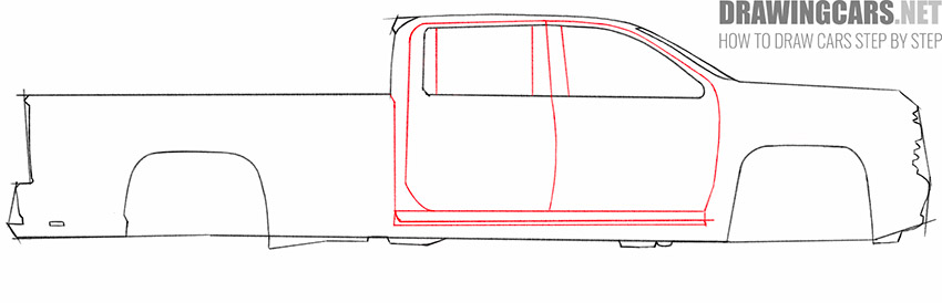 how to draw a cartoon truck
