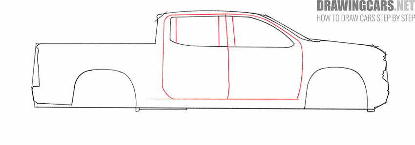 how to draw a chevrolet silverado for beginners