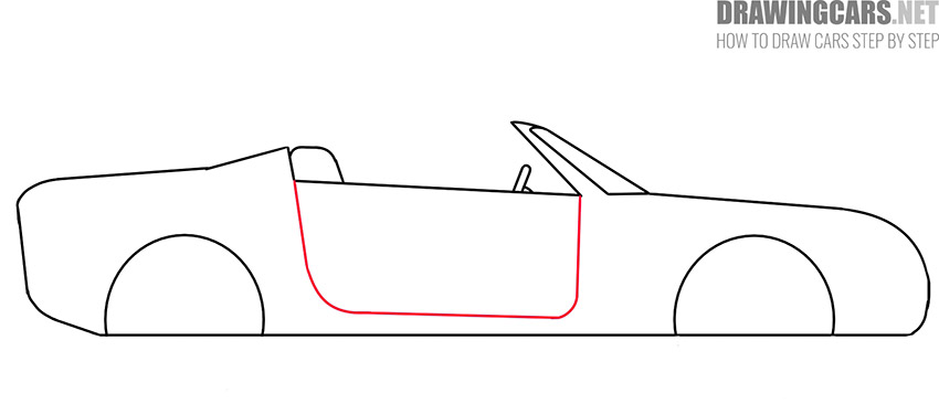 how to draw a simple classic car