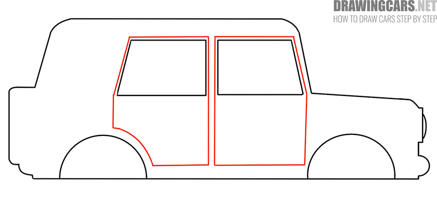 how to draw an suv for beginners