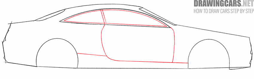 mercedes benz car drawing tutorial
