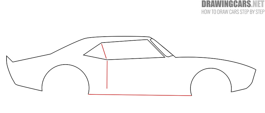 muscle car drawing tutorial