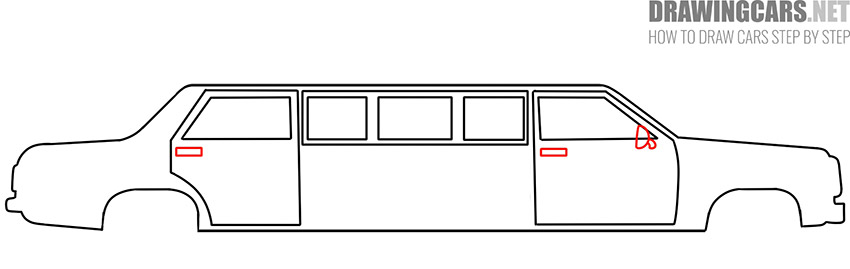 How to Draw a Limousine simple