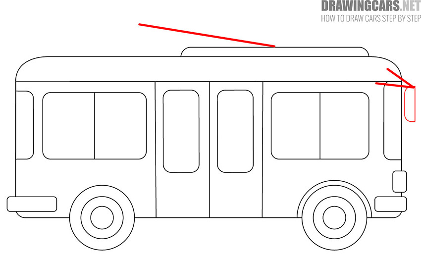 Tram drawing lesson
