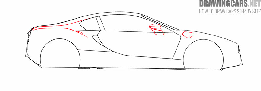 bmw i8 drawing lesson