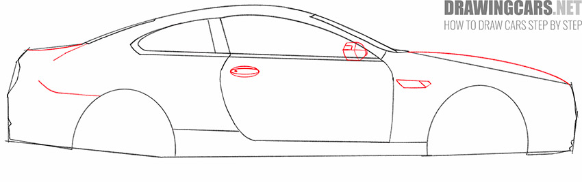 how to draw a coupe easy