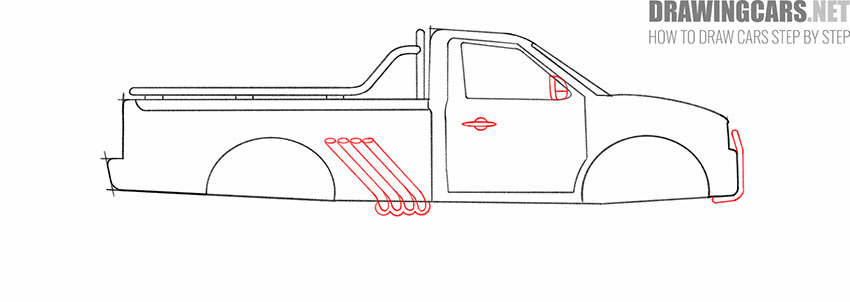 how to draw a monster truck for beginners