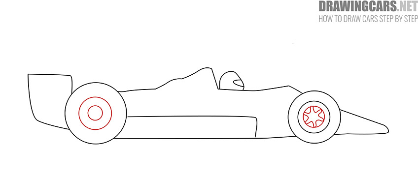 Formula 1 Car drawing tutorial