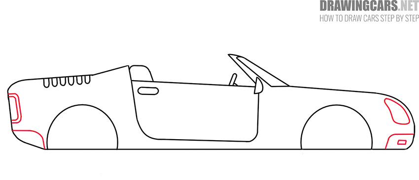 Simple Car drawing tutorial