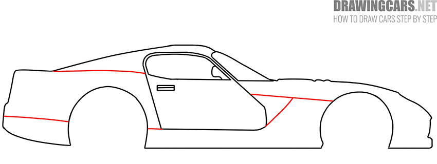 Supercar drawing lesson