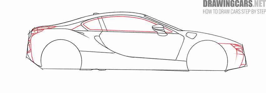 bmw i8 drawing guide