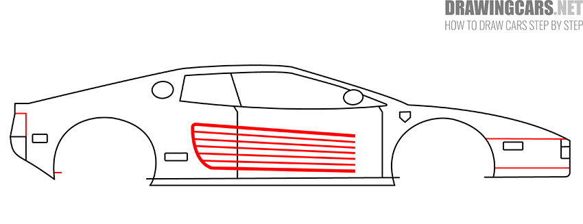 how to draw a car easy kindergarten