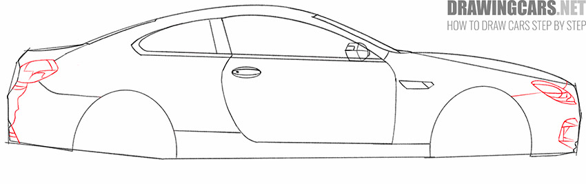 how to draw a coupe simple