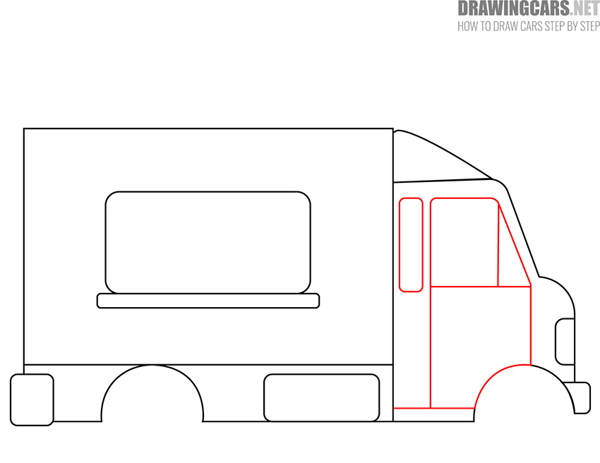 ice cream truck drawing guide