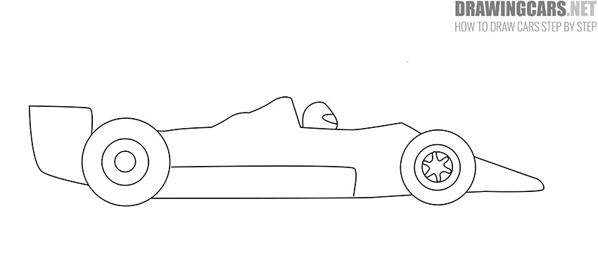 Formula 1 Car drawing guide