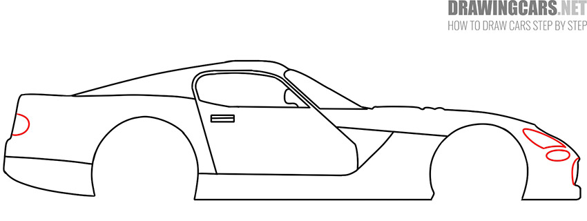 Supercar drawing tutorial