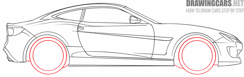 fast car drawing guide