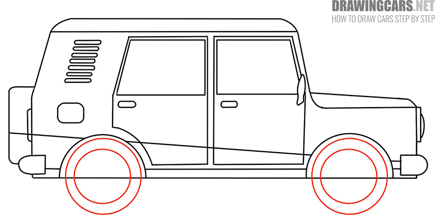 suv drawing guide