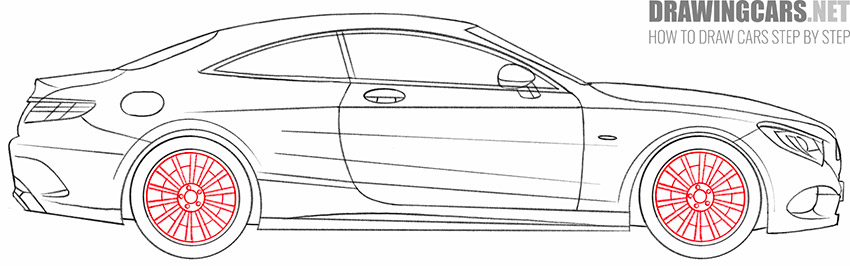 simple Mercedes-Benz drawing