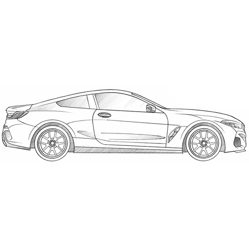 How to Draw a BMW 8 Series