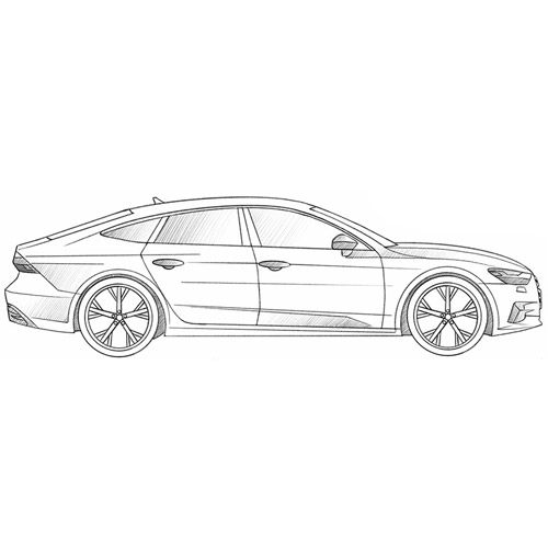 How to Draw a Car from the Side