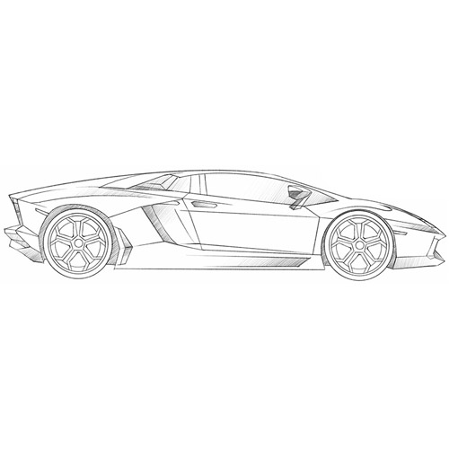 How to Draw a Lamborghini Step by Step