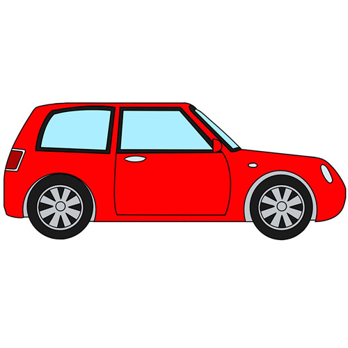 How to Draw a Small Car for Kids