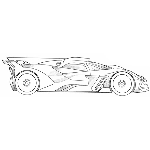 How to Draw a Bugatti Bolide