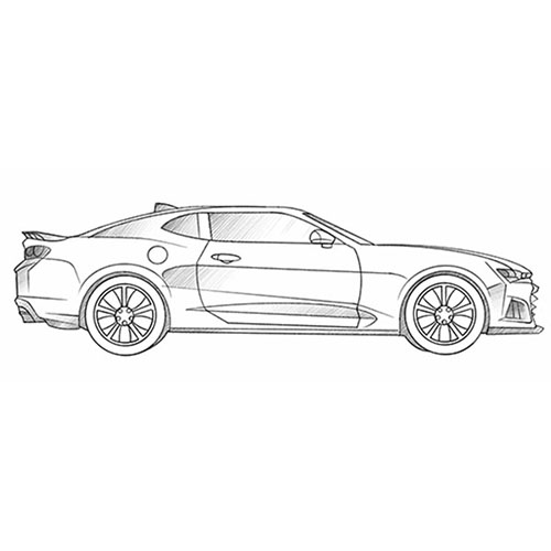 How to Draw a Chevrolet Camaro