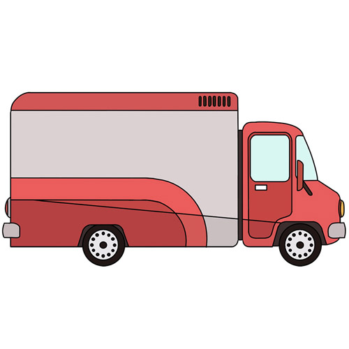 How to Draw a Mini Truck for Kids